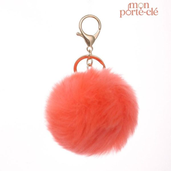 Porte-Clé coloré avec pompon stylé
