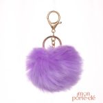 Porte-Clé Pompon tendance pour clés