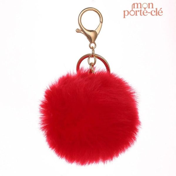 Porte-Clé Pompon unique pour vos clés