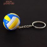 Porte-clé Volley Ball en métal