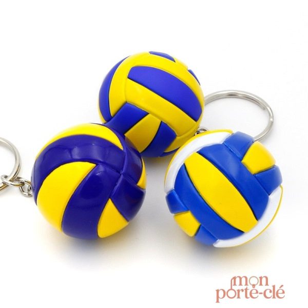 Porte-clé décoratif volley ball