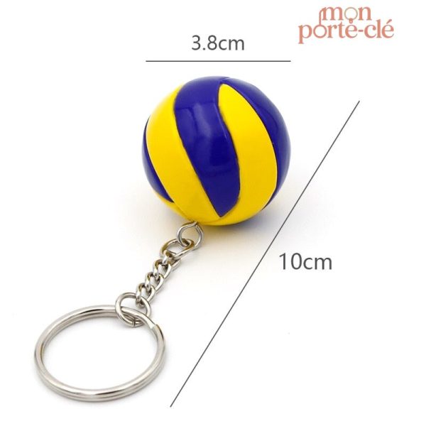 Porte-clé pratique pour les passionnés de volley