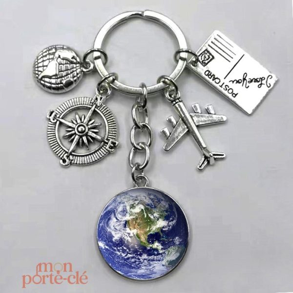 Porte-clé original Voyage design unique