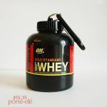 Porte-clé Whey, accessoire pour les amateurs de sport