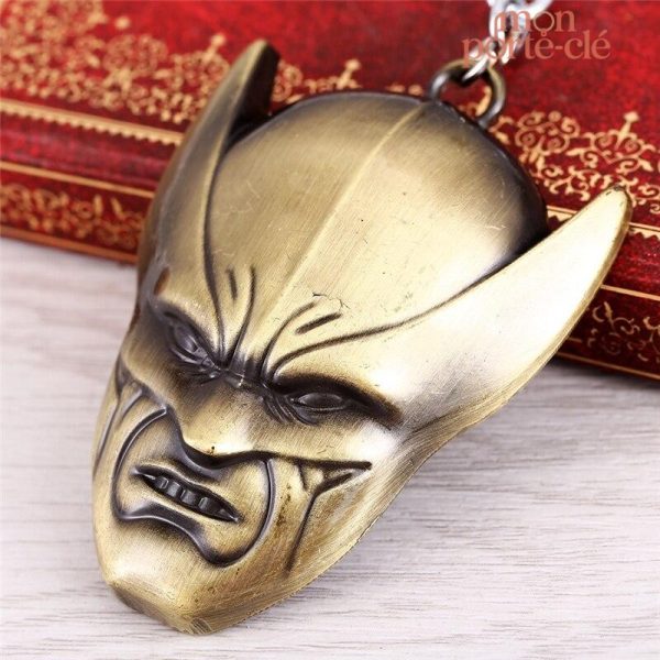 Porte-clé décoratif Wolverine, parfait pour les fans de comics