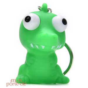 Porte-clé humoristique aux yeux expressifs