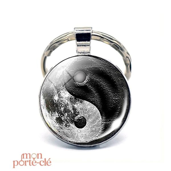 Porte-clé Yin Yang, symbole d'équilibre et d'harmonie