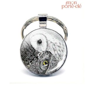 Accessoire porte-clé Yin Yang pour un style original