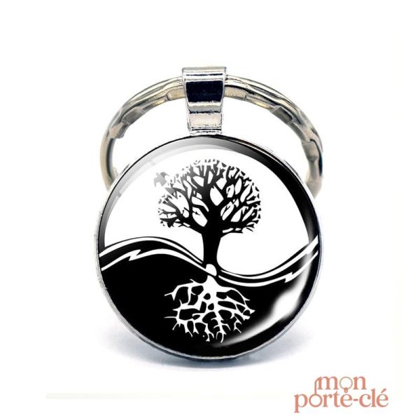 Yin Yang porte-clé, parfait pour les amateurs de symboles