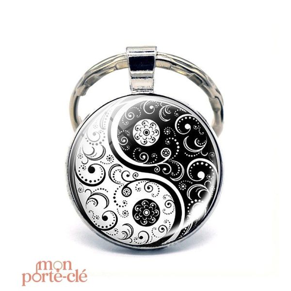 Porte-clé unique Yin Yang, alliant esthétique et praticité