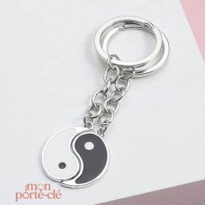 Yin Yang porte-clé amoureux en duo