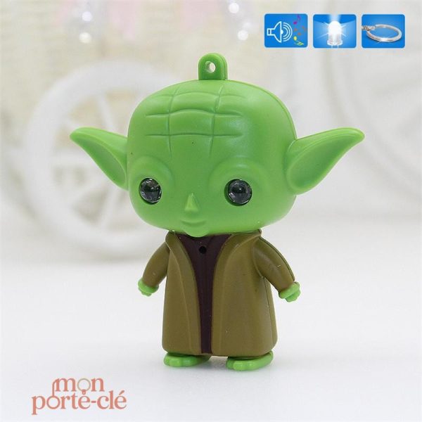Porte-clé original inspiré du personnage Maître Yoda