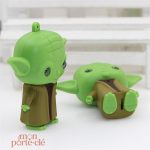 Porte-clé créatif en forme de Maître Yoda