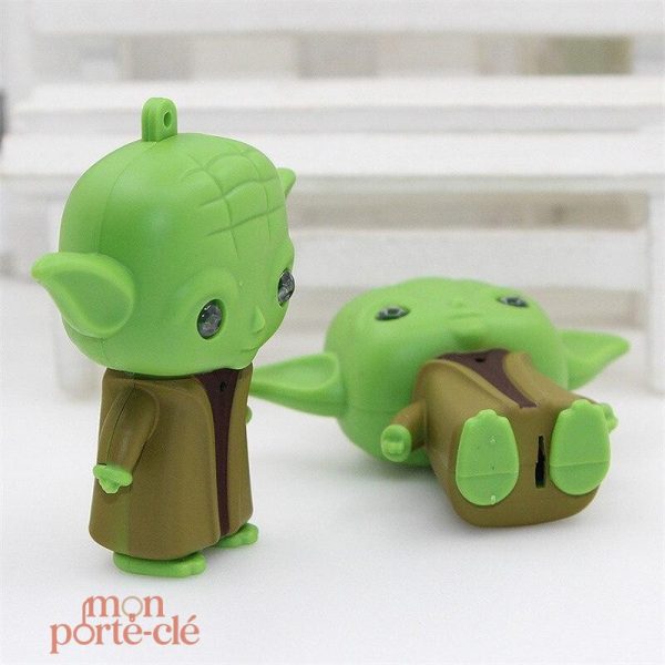 Porte-clé créatif en forme de Maître Yoda