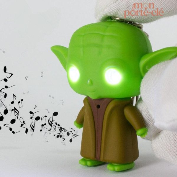 Porte-clé unique Maître Yoda, parfait pour les geeks