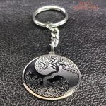 Porte-clé symbolique représentant l'harmonie et le zen