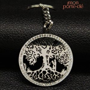 Porte-Clé Arbre de Vie pour couple