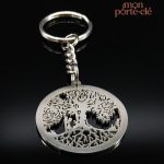 Porte-Clé Arbre de Vie en métal décoratif