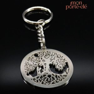 Porte-Clé Arbre de Vie en métal décoratif