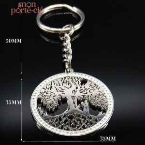 Porte-Clé Arbre de Vie, cadeau romantique