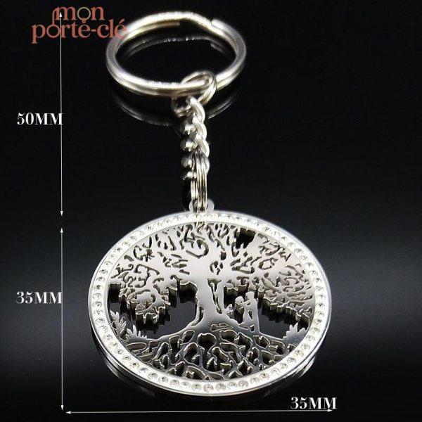 Porte-Clé Arbre de Vie, cadeau romantique