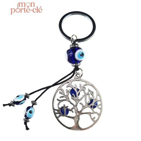 Porte-clé décoratif Arbre de Vie en pierres naturelles