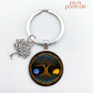 Porte-Clé spirituel, inspiration Arbre de Vie
