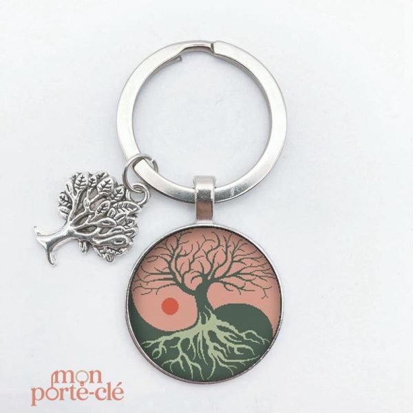 Accessoire de mode, Porte-Clé Arbre de Vie