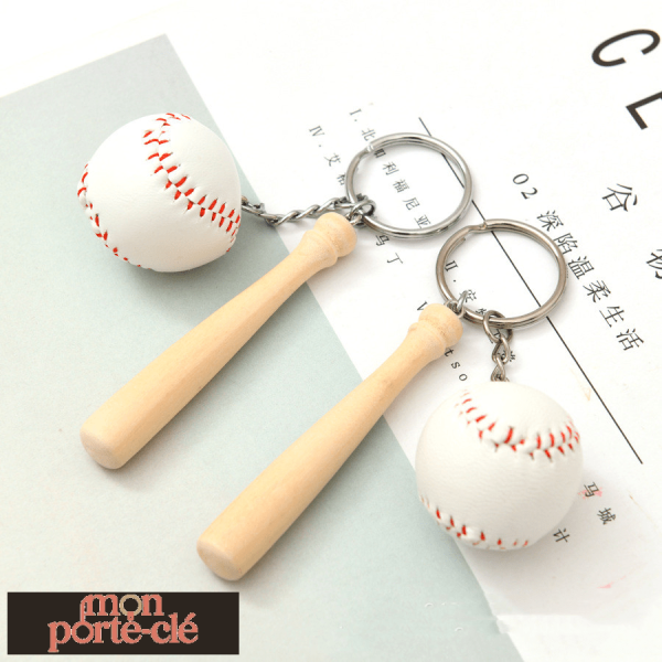 Accessoire pratique : porte-clé batte de baseball
