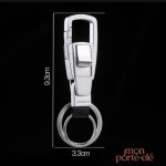 Porte-clé bijou pour homme, accessoire indispensable
