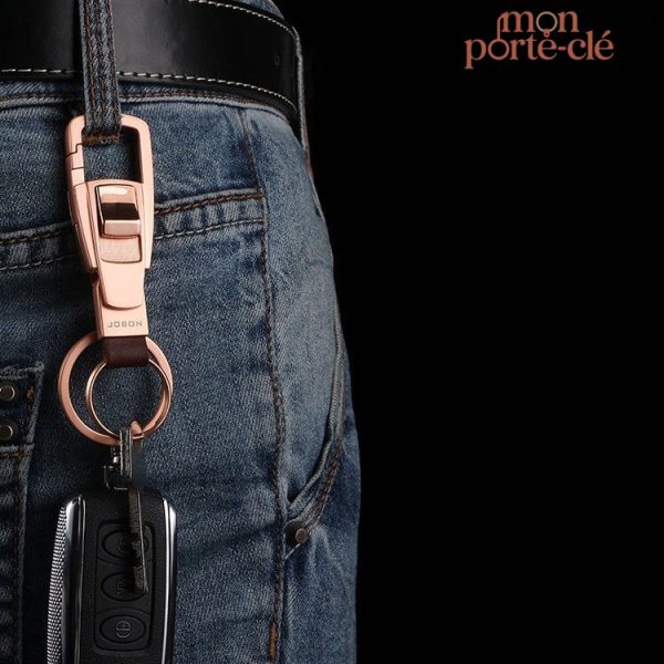 Porte-clé homme chic, parfait pour un cadeau