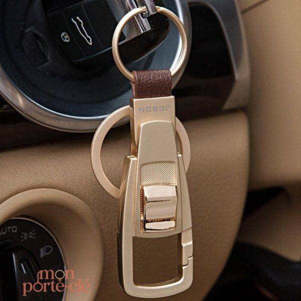 Porte-clé bijou homme avec détails raffinés