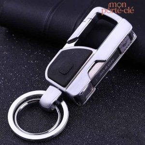 Porte-clé multifonction Coupe-Ongles LED en acier