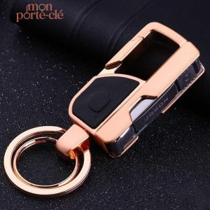 Porte-clé coupe-ongles avec éclairage LED intégré