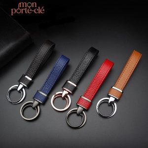 Porte-clé cuir homme design moderne et raffiné