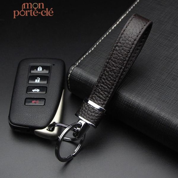 Porte-clé en cuir pour homme, un accessoire incontournable