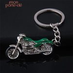 Porte-clé en métal inspiré de la culture moto