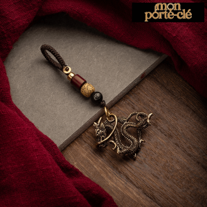 Porte-clé animal dragon coloré