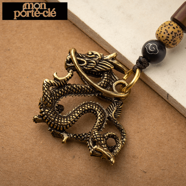 Porte-clé dragon pour collection d'animaux