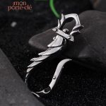 Porte-clé homme au style audacieux en acier