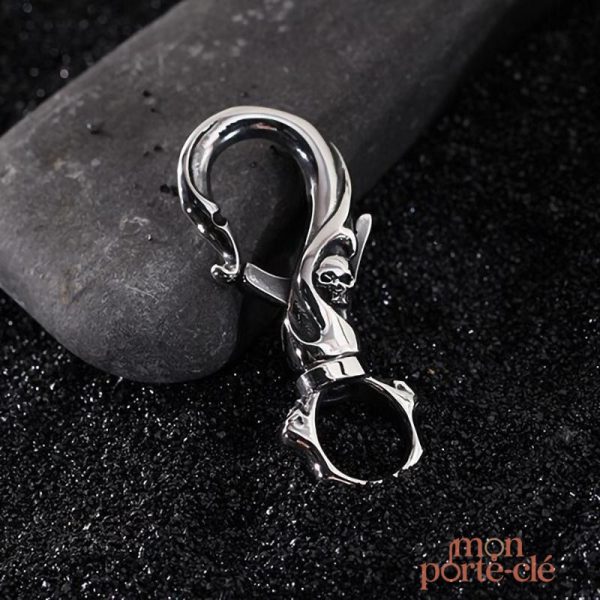Porte-clé en acier durable au style unique