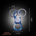 Porte-clé pratique pour les amateurs de hand spinner