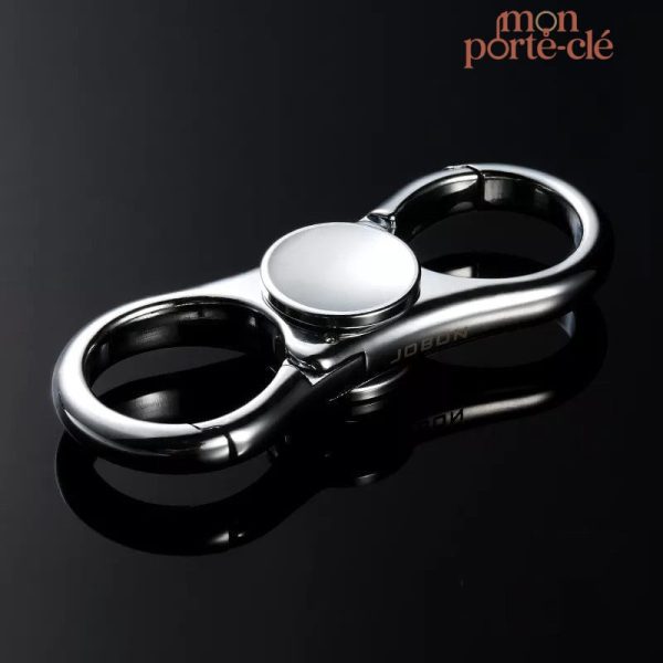 Porte-clé homme original avec effet de rotation