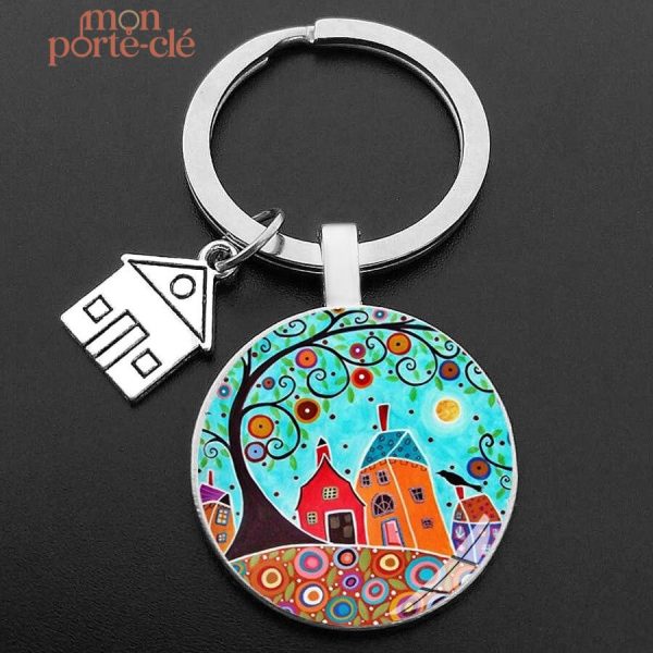 Porte-clé Maison L'Artistique pour les passionnés d'art