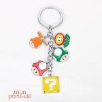 Porte-clé design Mario Galaxy, accessoire de collection unique