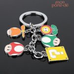 Porte-clé original, thème Mario Galaxy, parfait pour les passionnés