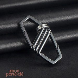 Accessoire homme en acier inoxydable, élégant et raffiné