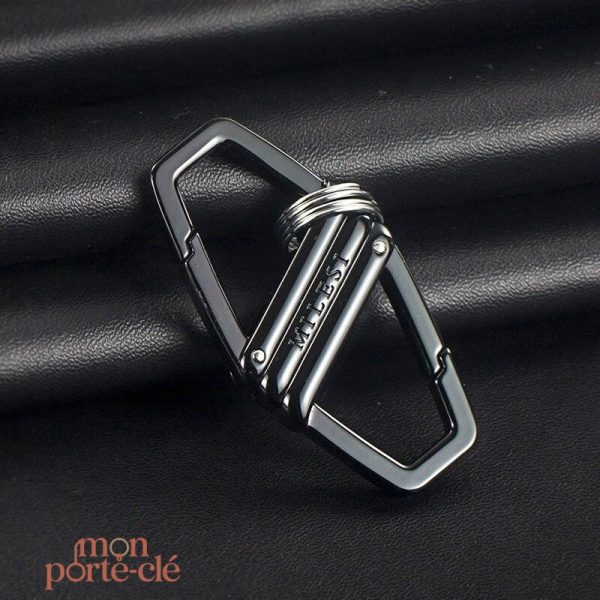 Accessoire homme en acier inoxydable, élégant et raffiné