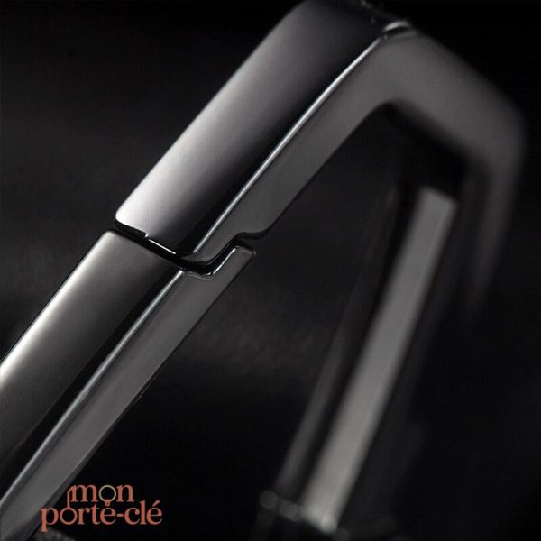 Porte-clé en acier, accessoire masculin de luxe