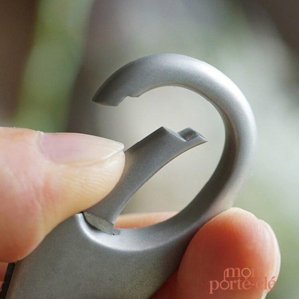 Petit porte-clé homme, style minimaliste